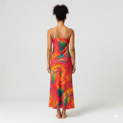 Bias Slip Dress Invisible – Lightweight Viscose Ecovero Rayon Crepe