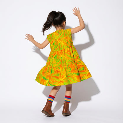 Girls Dress Fruity Noodles