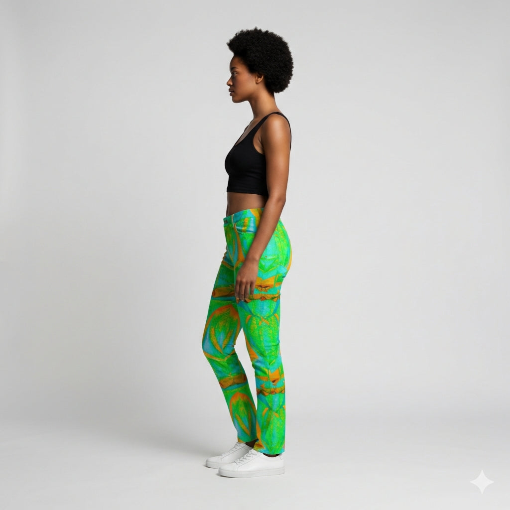 Skinny Jeans Palm Tree Island – Slim Jeans