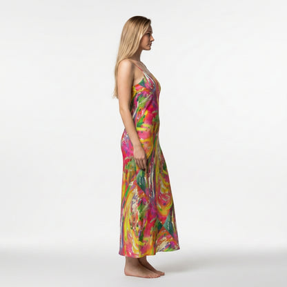 Bias Slip Dress in Ecovero Crepe