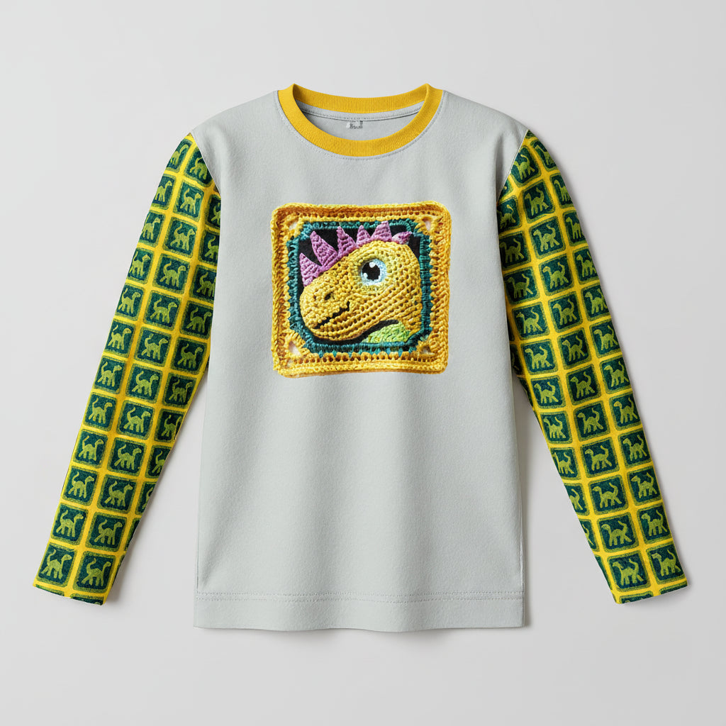 Dino Top – Children’s Long Sleeve T-Shirt