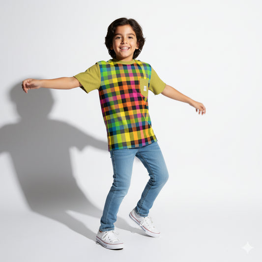The 3 Feet High and Rising Plaid T-shirt