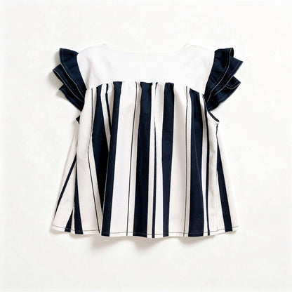 Ruffled Sleeve Top