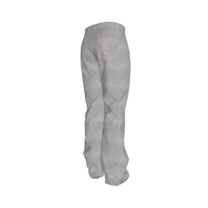 L'EGNA RISING (GRAY) FLARE JEANS