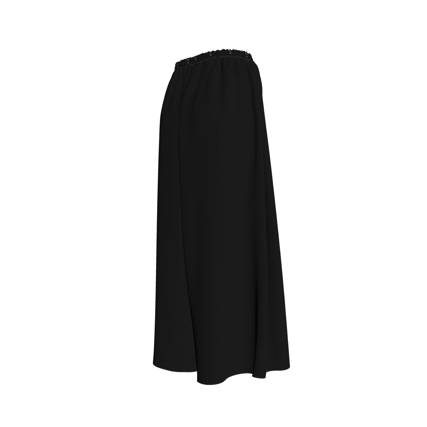 L'EGNA RISING (BLK) Satin Palazzo Pant