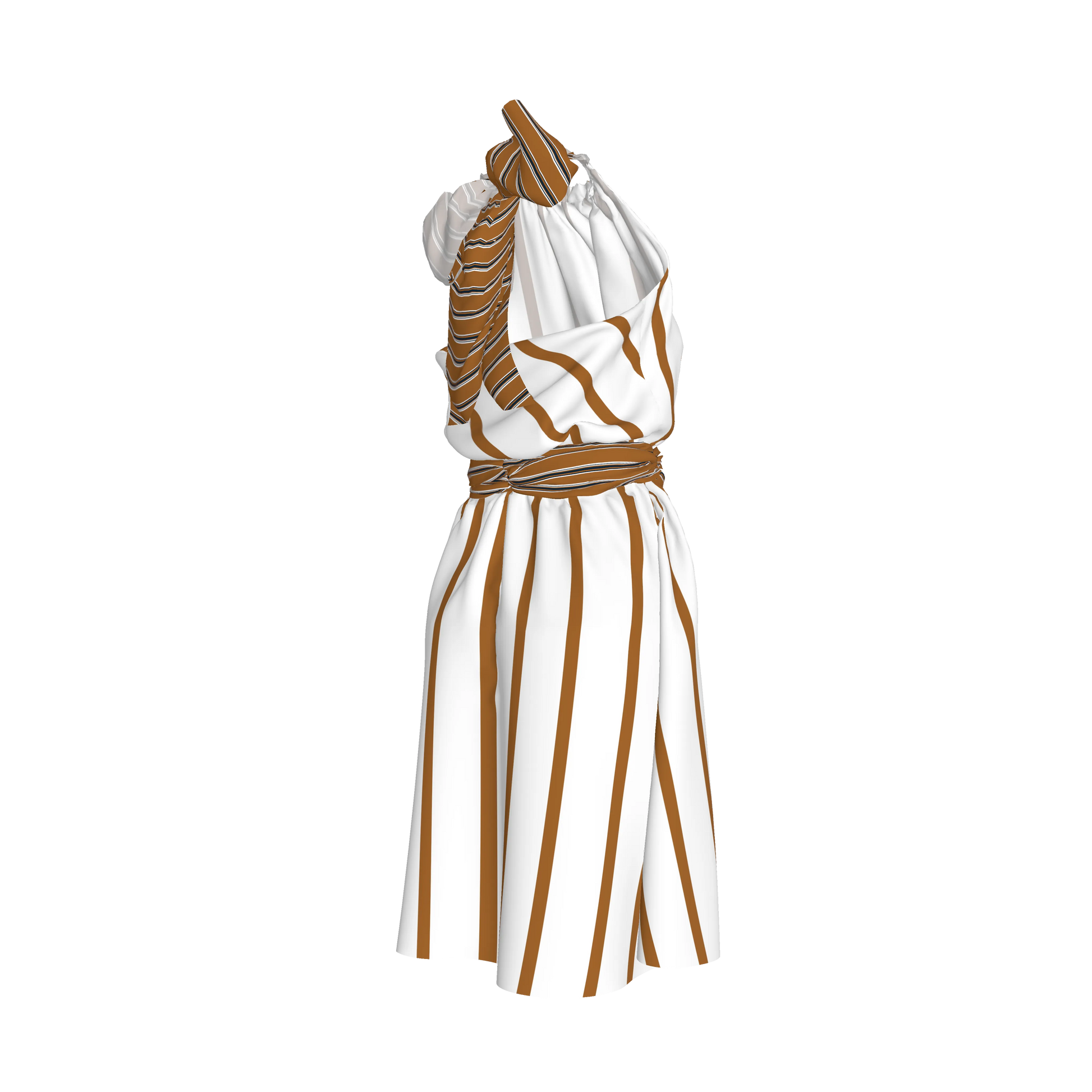 Knee Length Halter Dress