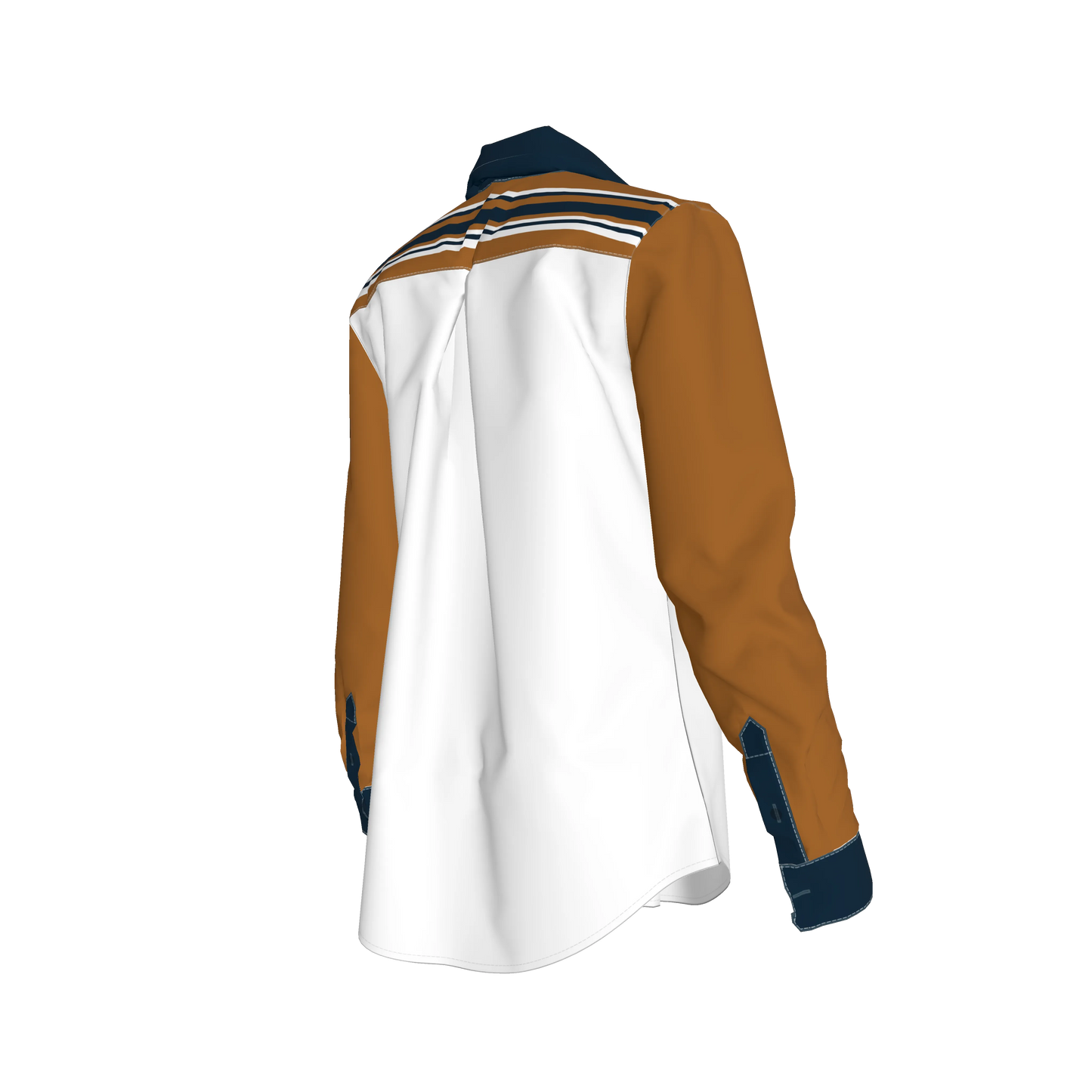 Striped Button Front Shirt
