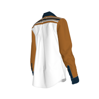 Striped Button Front Shirt