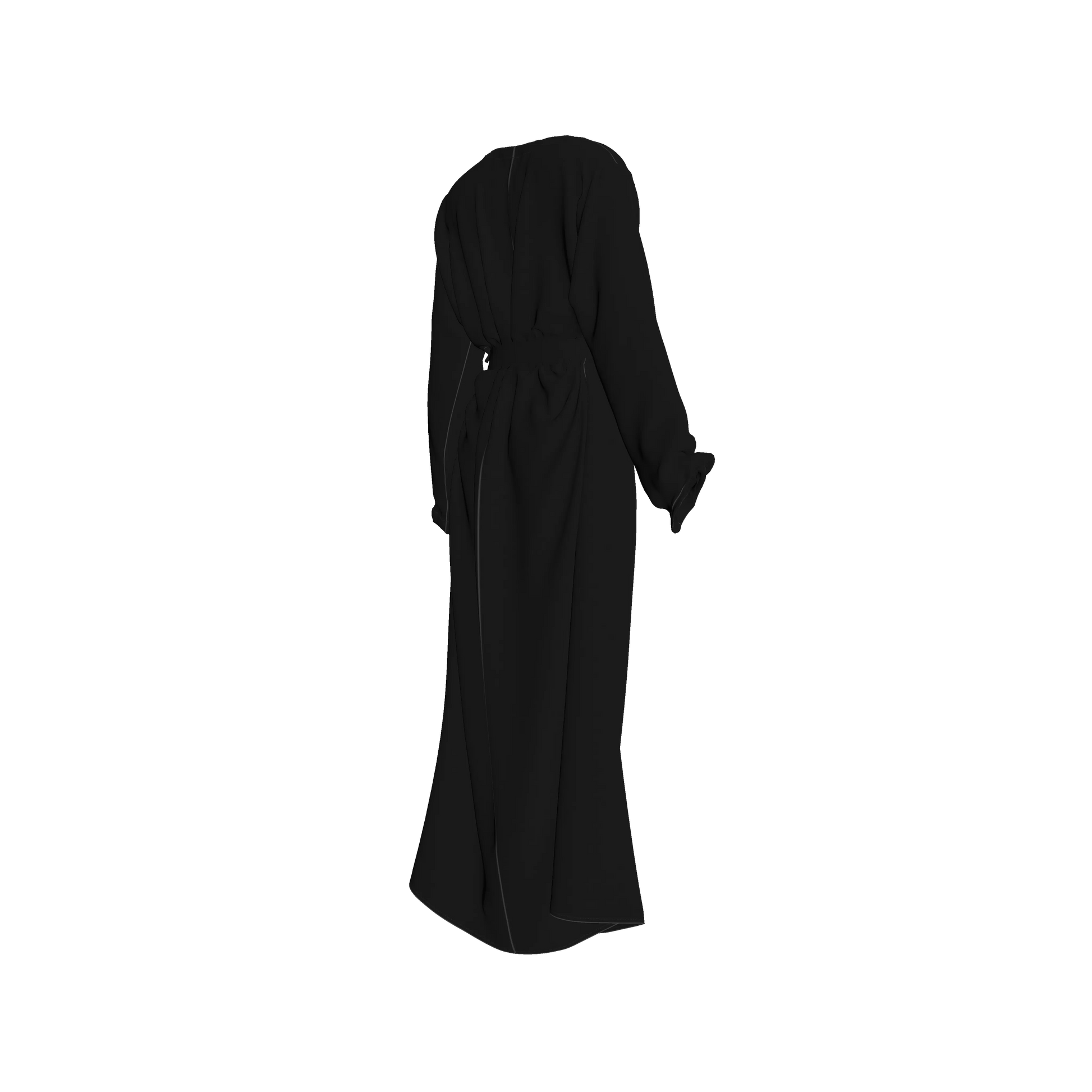 L'EGNA RISING Abaya Dress (BLACK)
