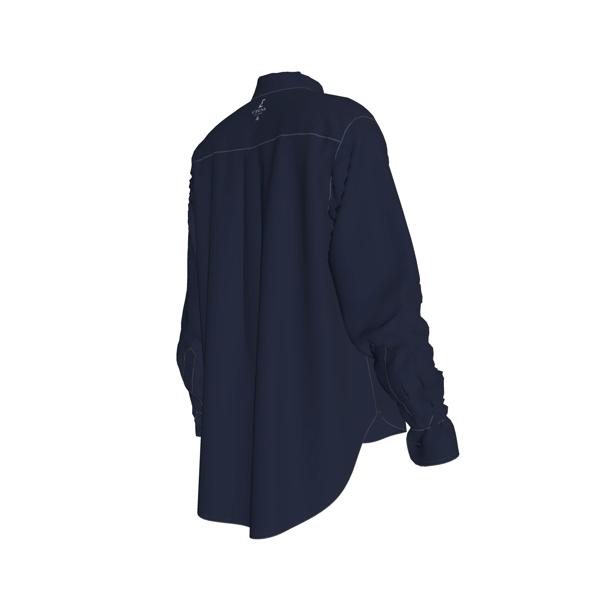 L'EGNA RISING MIDNIGHT COVENANT Oversized Button-Up
