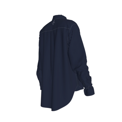 L'EGNA RISING MIDNIGHT COVENANT Oversized Button-Up