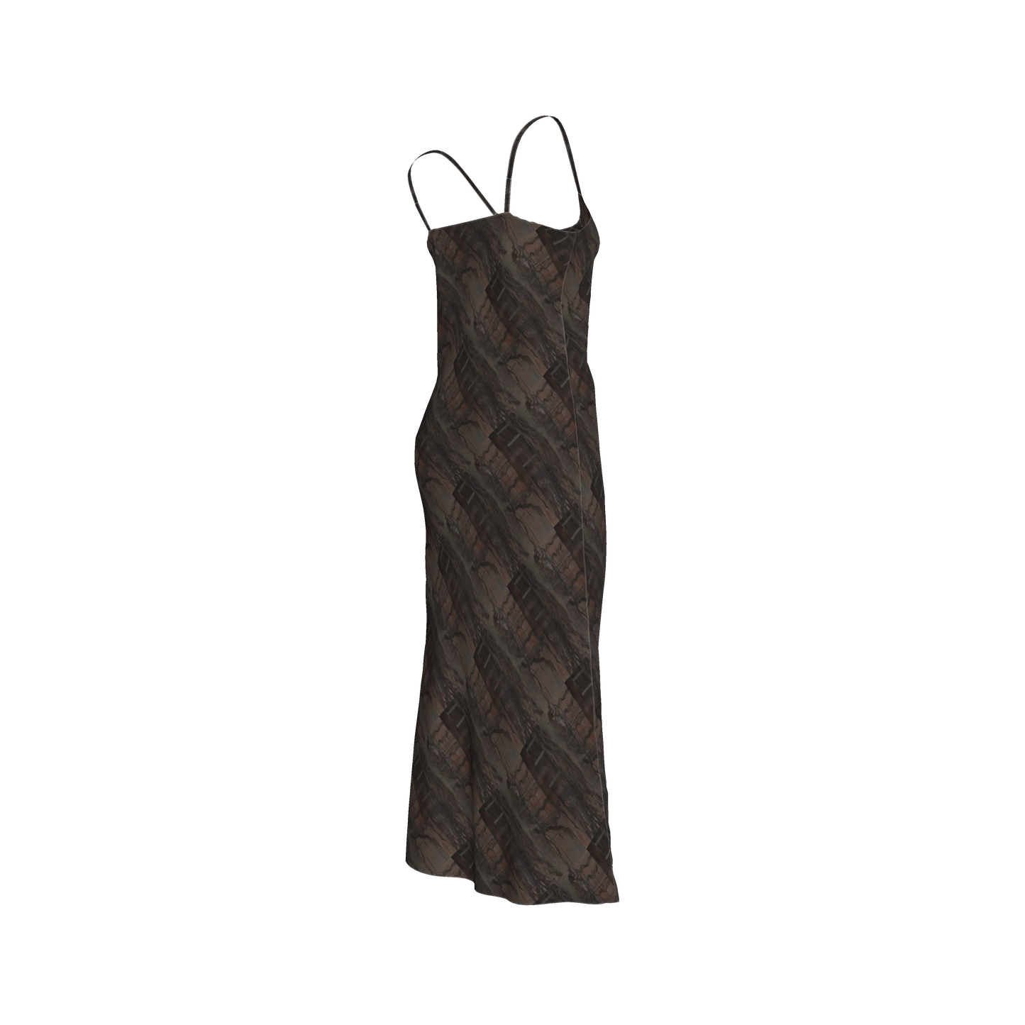 Even the Darkness Flows Bias Dress