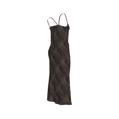 Even the Darkness Flows Bias Dress