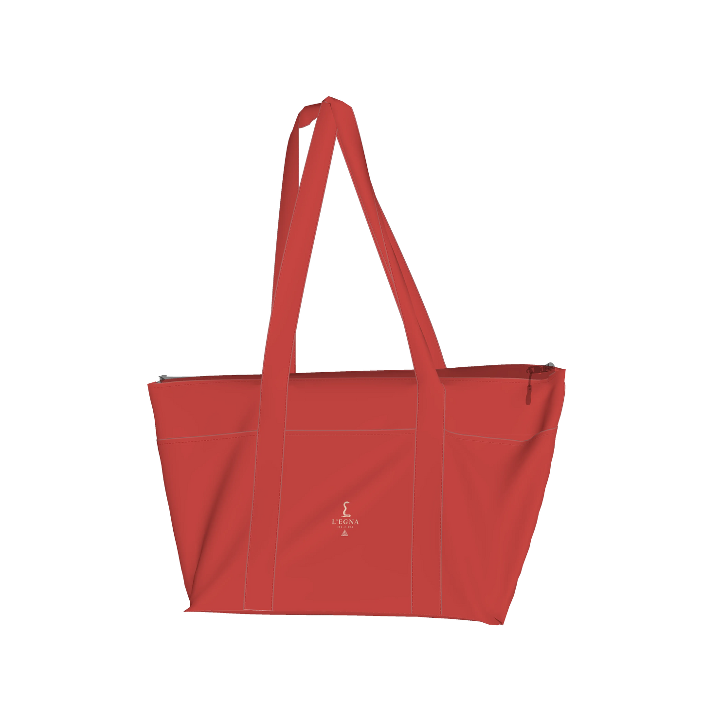 L'EGNA Rising CHILI EMBER Seven Pocket Tote