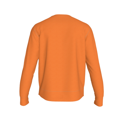 Orange Tailored Crewneck Sweatshirt