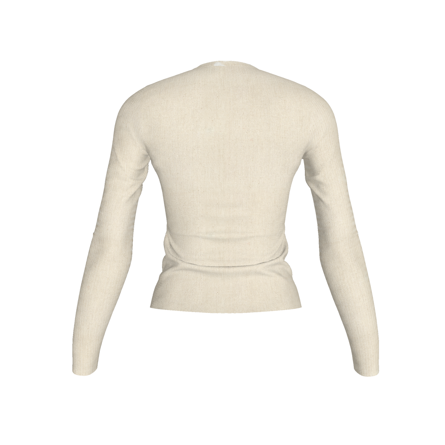  Trucamelo Long Sleeve T-shirt in Muslin White