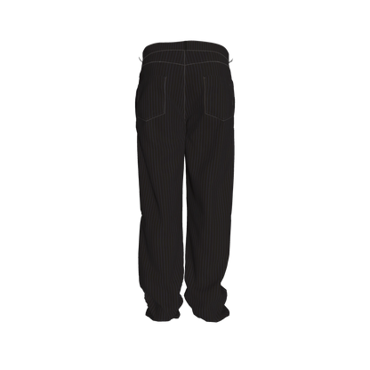 Brown on Black Pinstriped Premium Men’s Pant’s