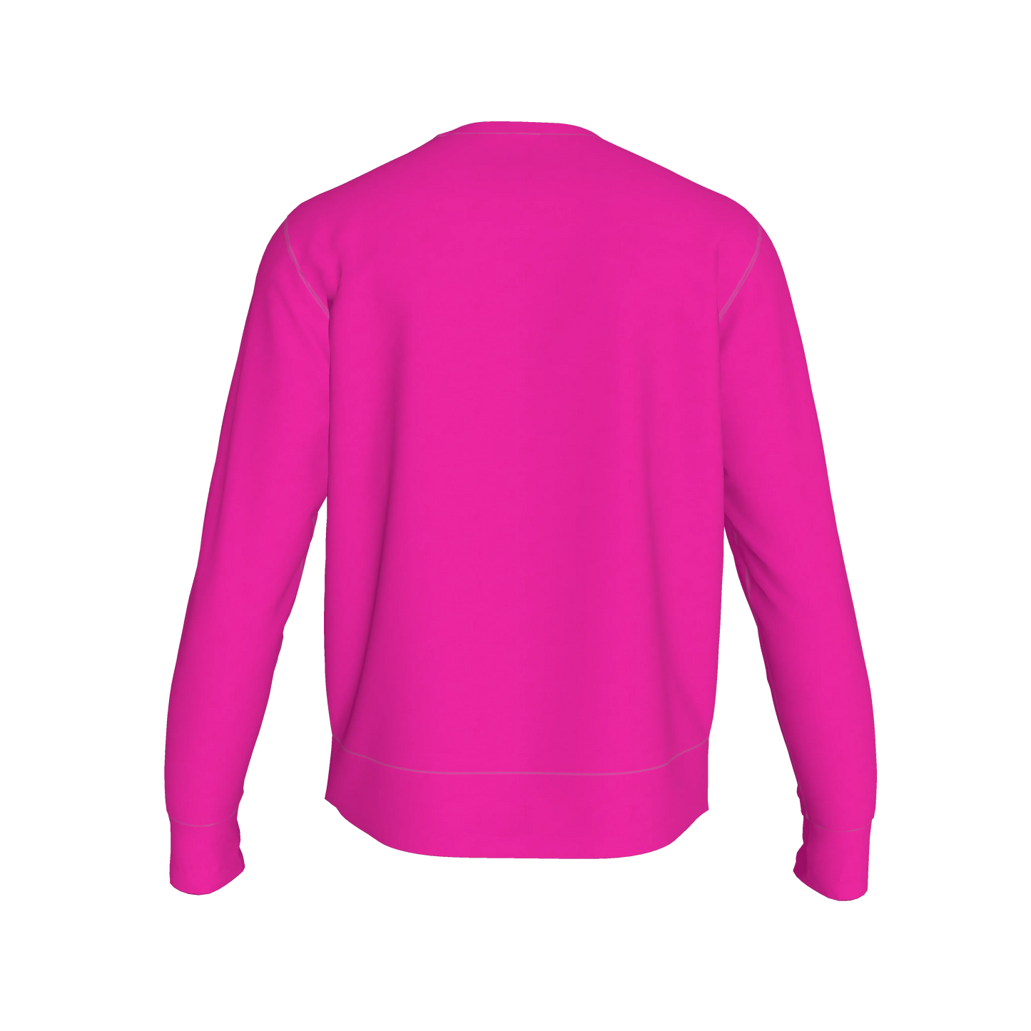 Tailored Crewneck Sweatshirt in Bold Pink "REBEL" Print