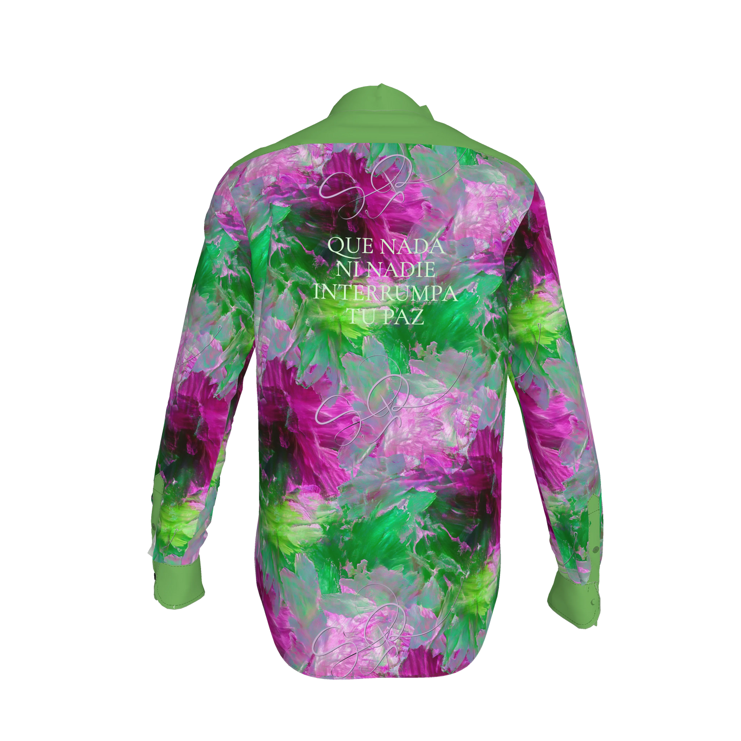 Mauricio-Print 3 Button-Up Shirt (French Placket/Unisex)