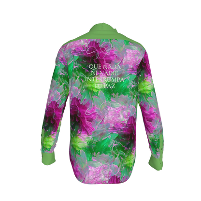 Mauricio-Print 3 Button-Up Shirt (French Placket/Unisex)