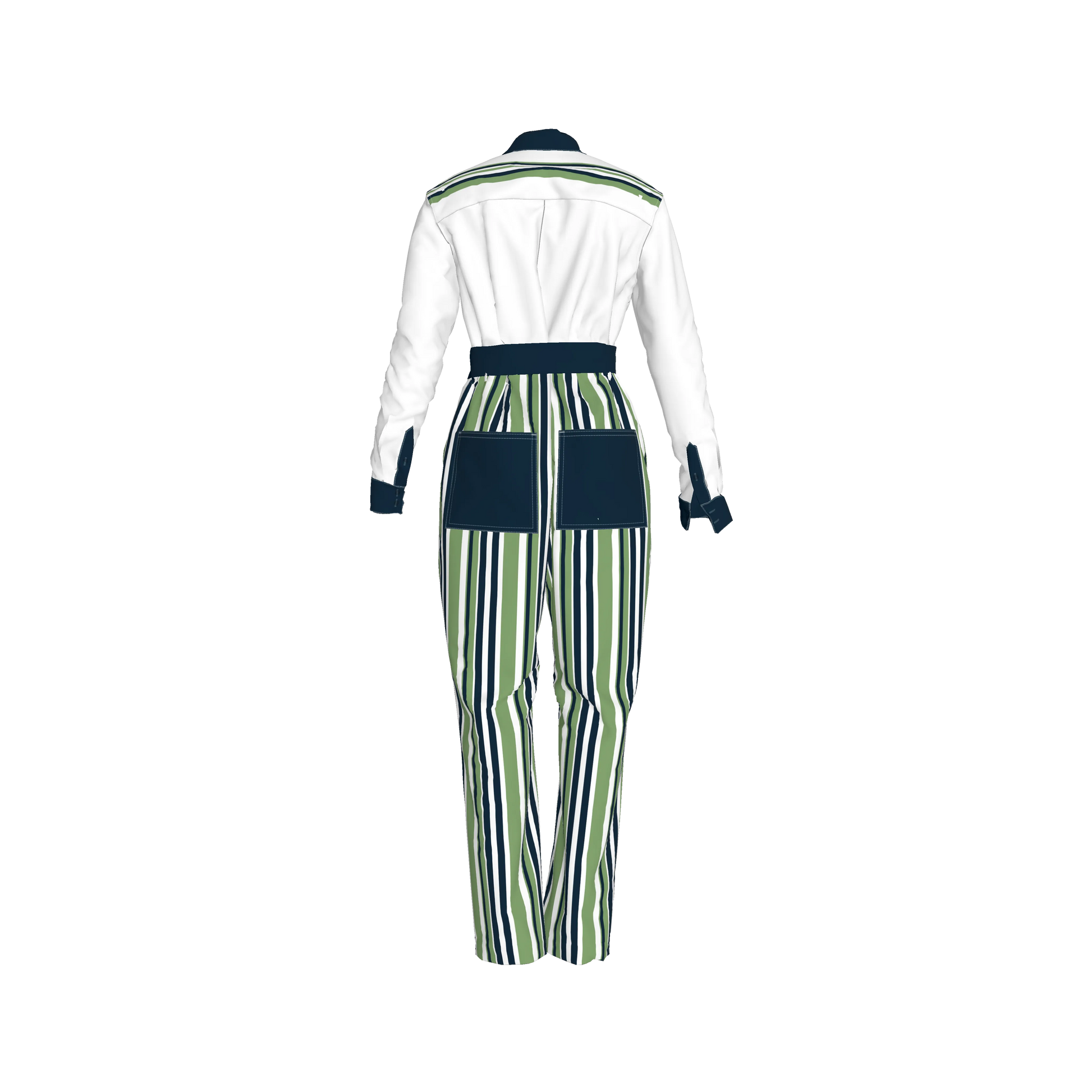 Button Front Jumpsuit
