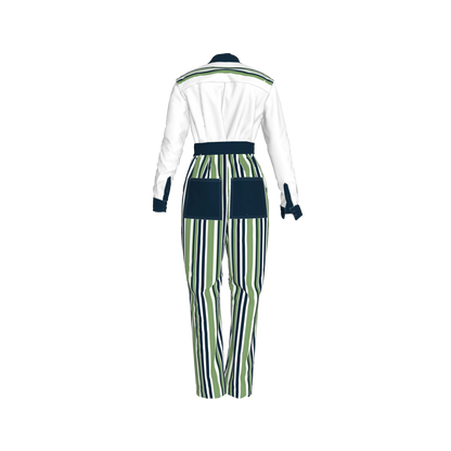 Button Front Jumpsuit