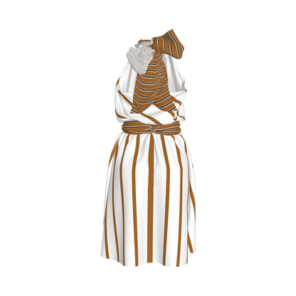 Knee Length Halter Dress