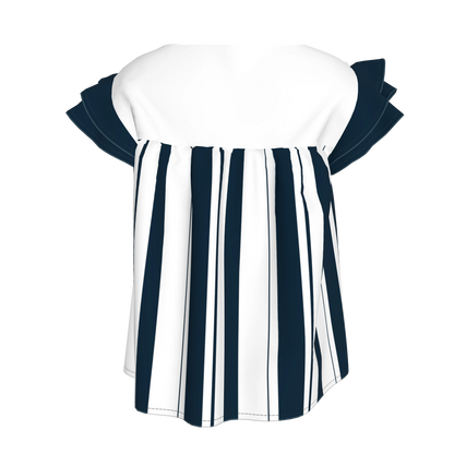 Ruffled Sleeve Top