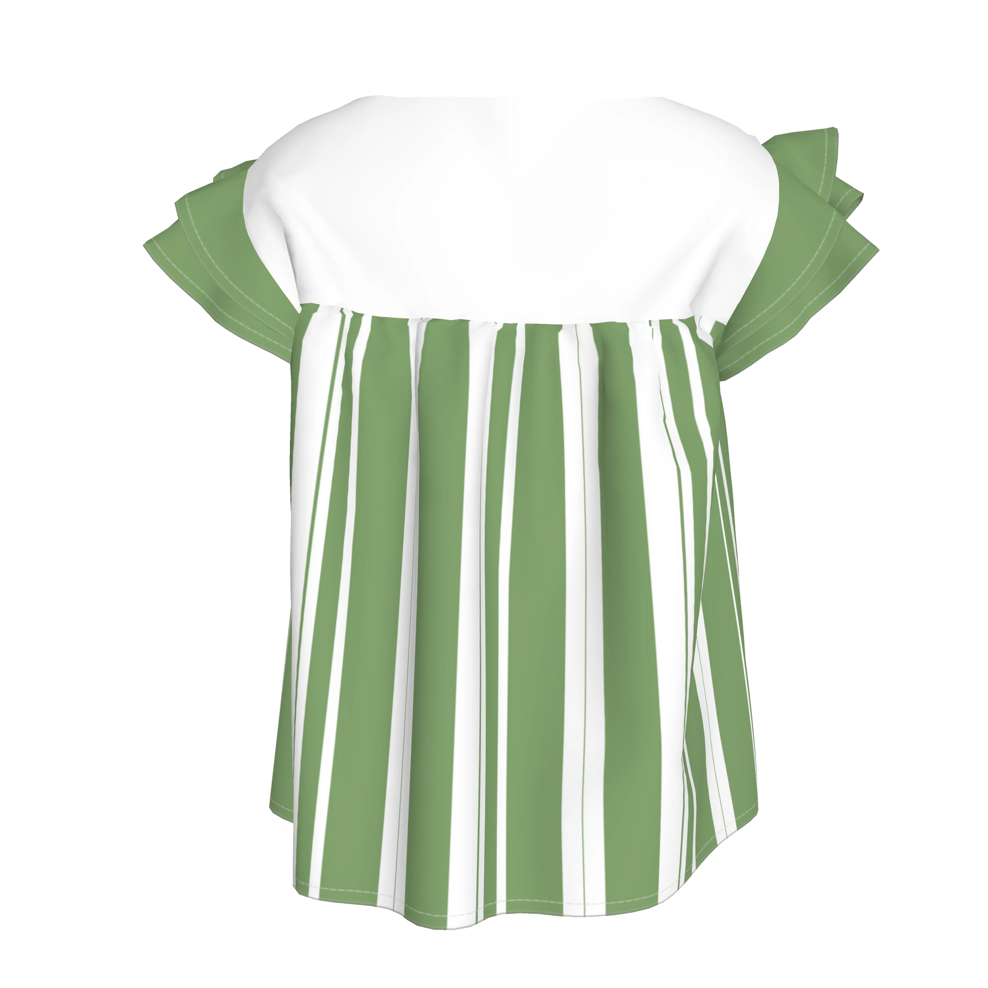 Ruffled Sleeve Top
