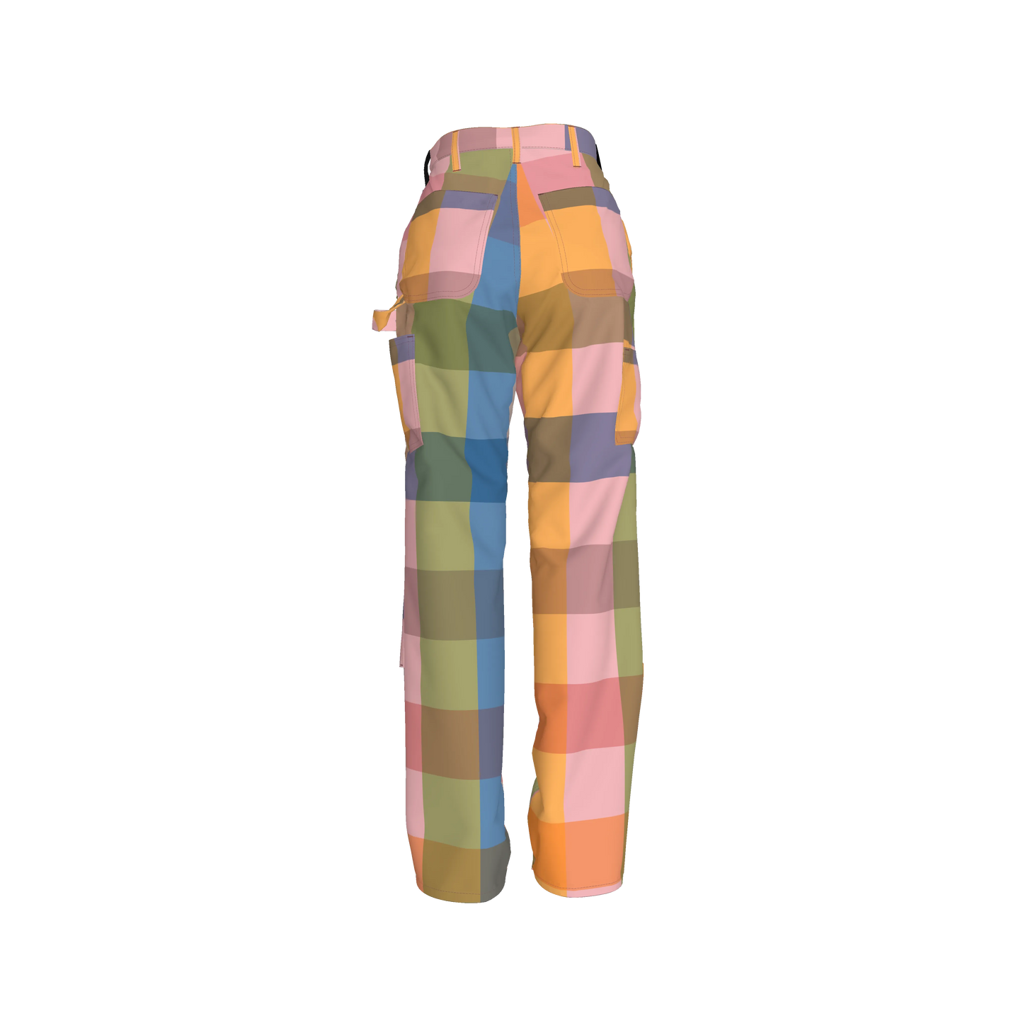 Mua Women's Signature Gingham Carpenter Pant