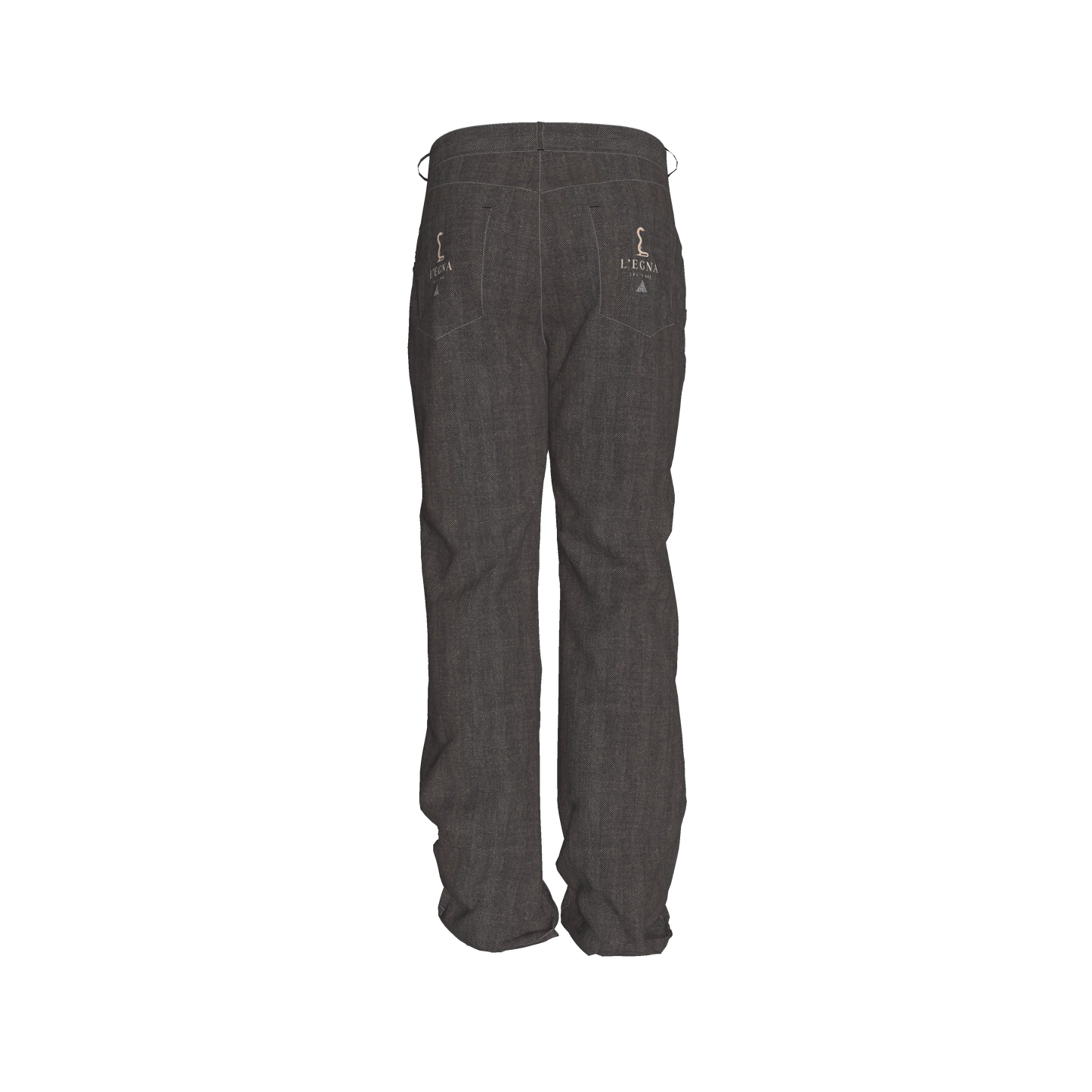 L'EGNA RISING (DARK GRAY) FLARE JEANS