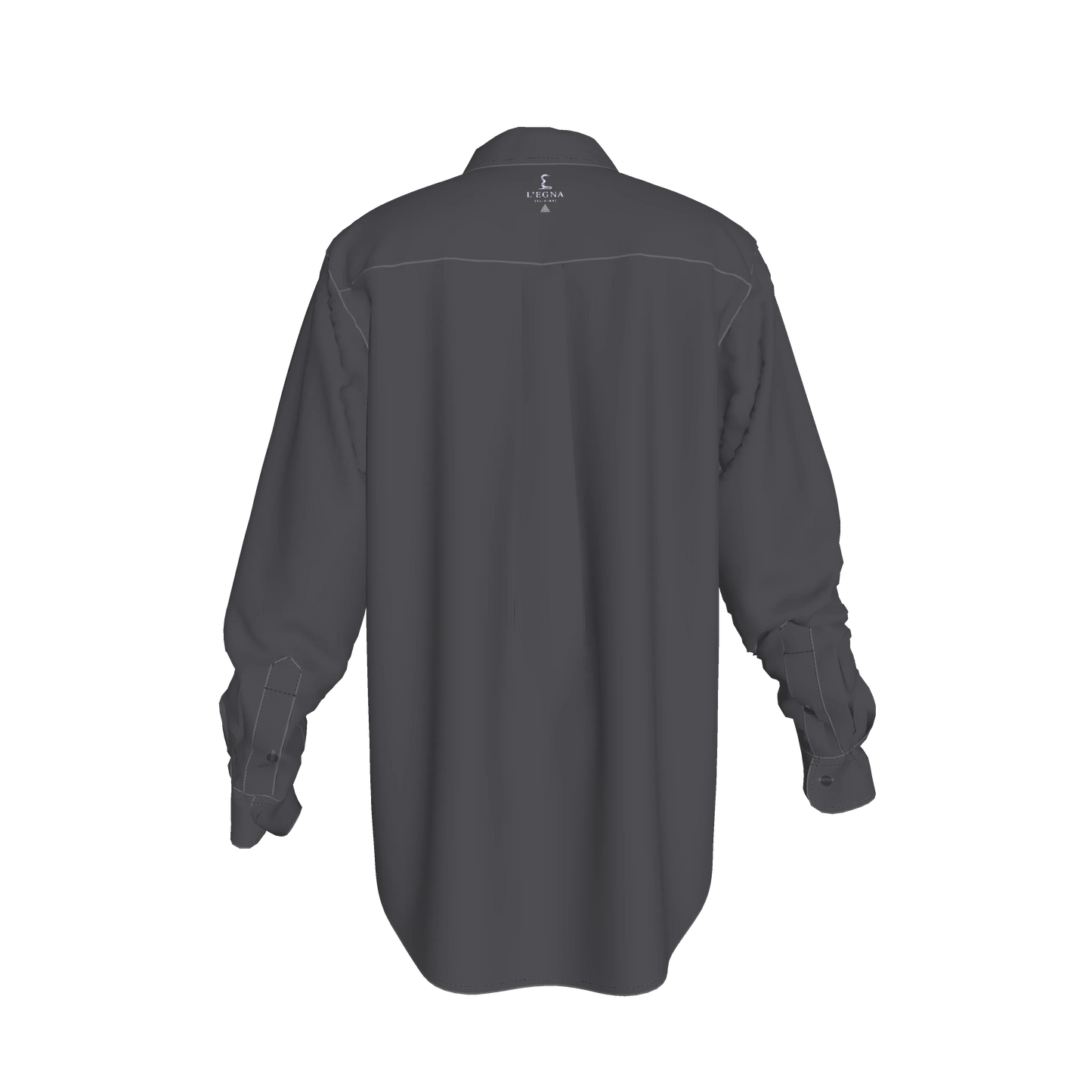 L'EGNA RISING SPARROW'S SHADOW Oversized Button-Up