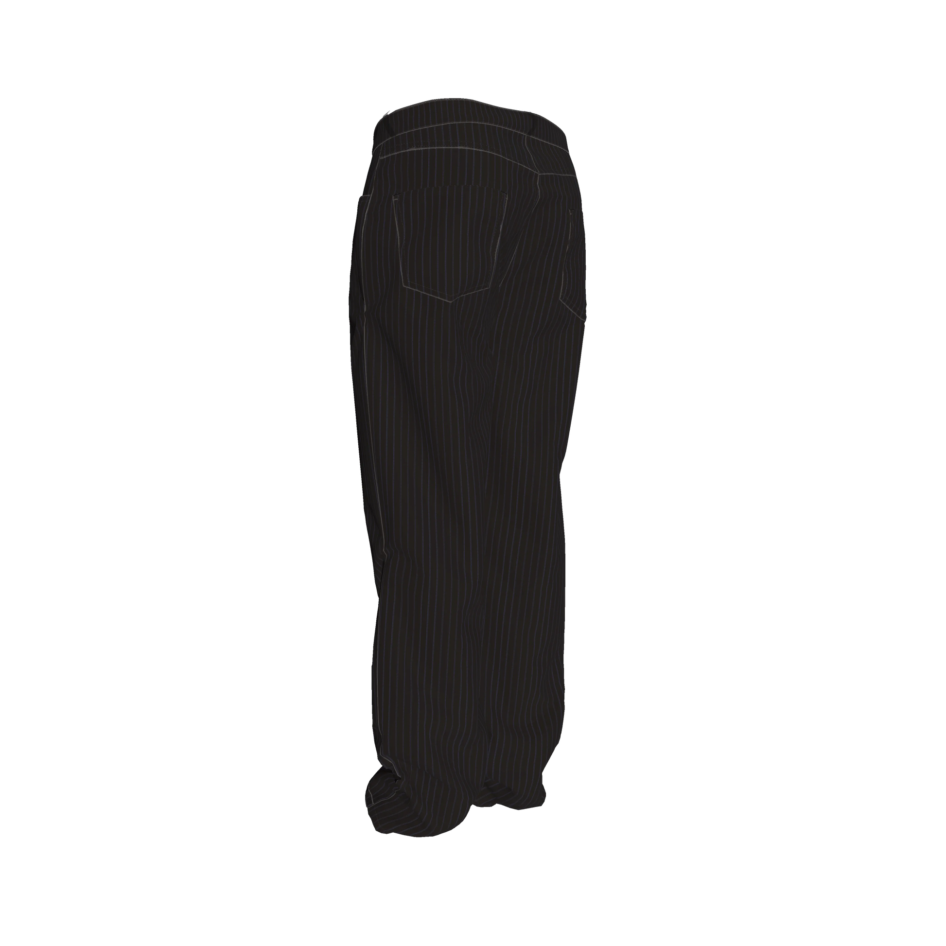 Brown on Black Pinstriped Premium Men’s Pant’s