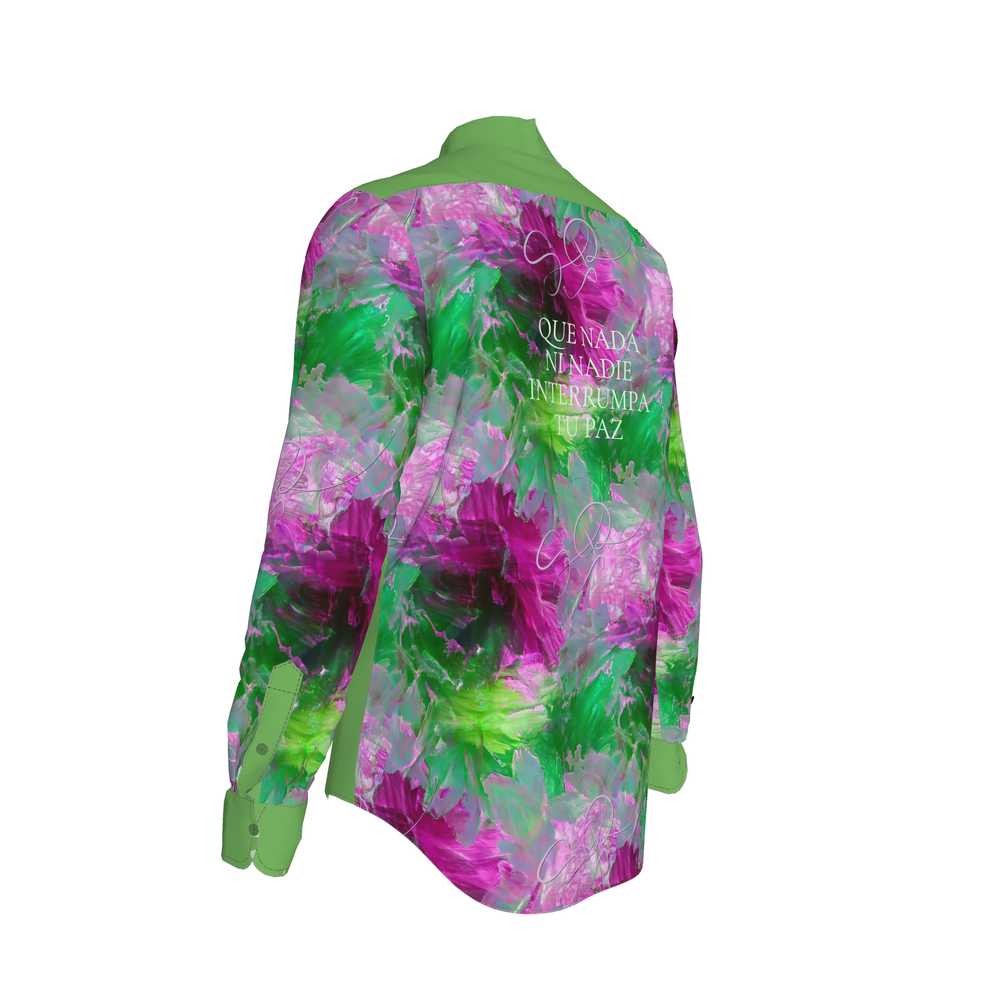 Mauricio-Print 3 Button-Up Shirt (French Placket/Unisex)