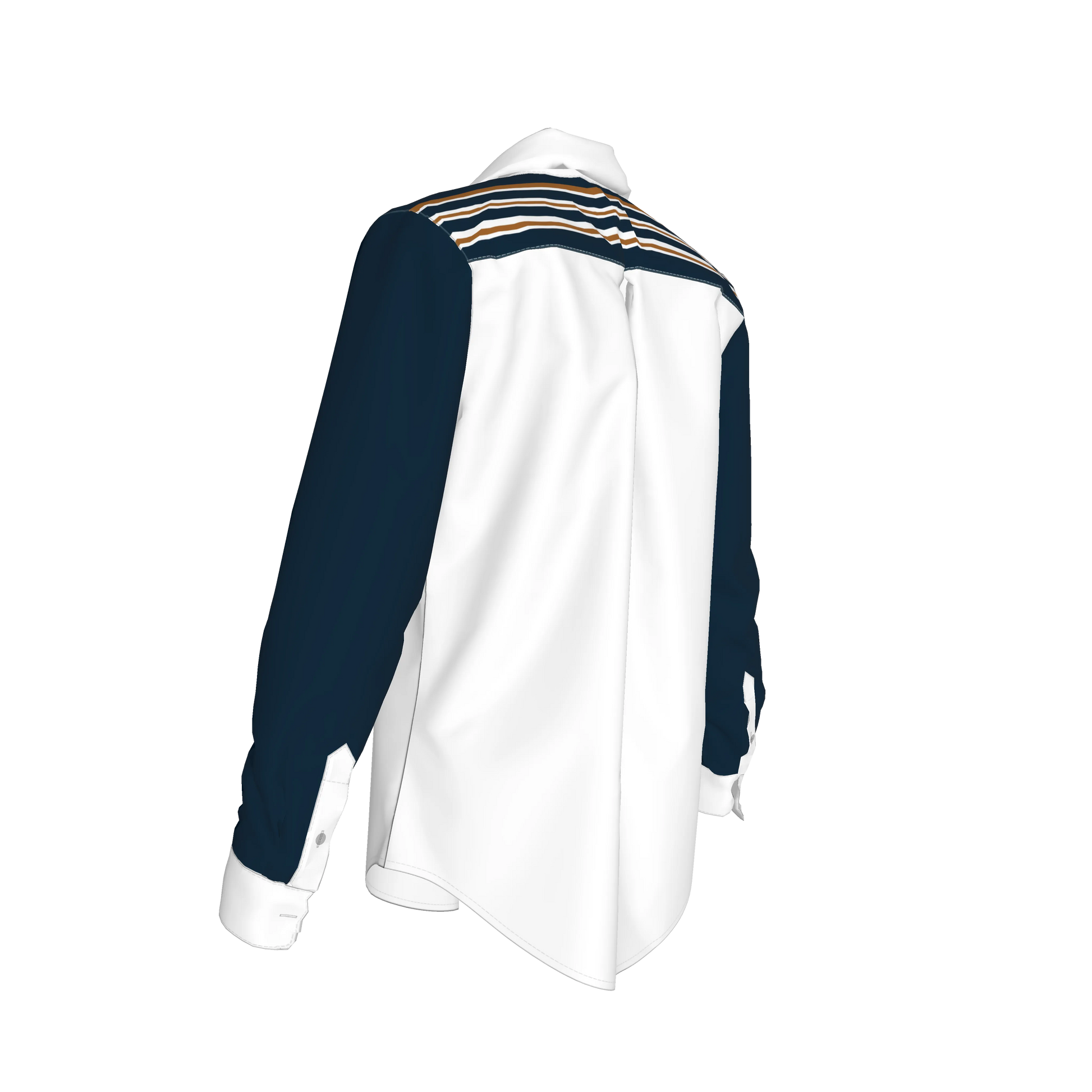 Striped Button Front Shirt