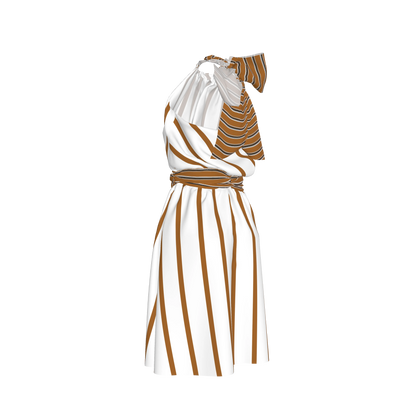 Knee Length Halter Dress