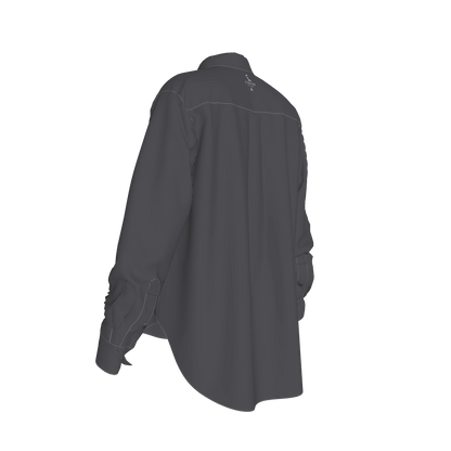 L'EGNA RISING SPARROW'S SHADOW Oversized Button-Up