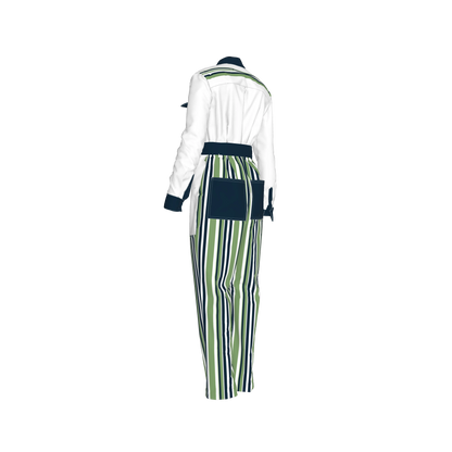 Button Front Jumpsuit
