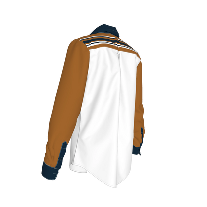 Striped Button Front Shirt