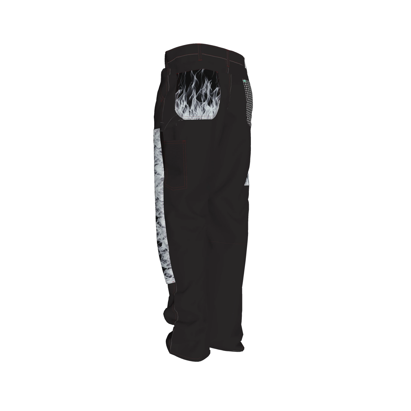 White Fire Pants