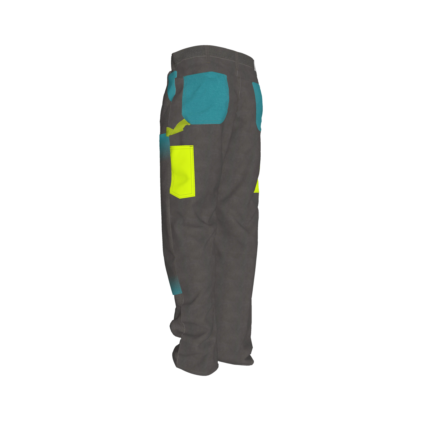 White Fire Pants