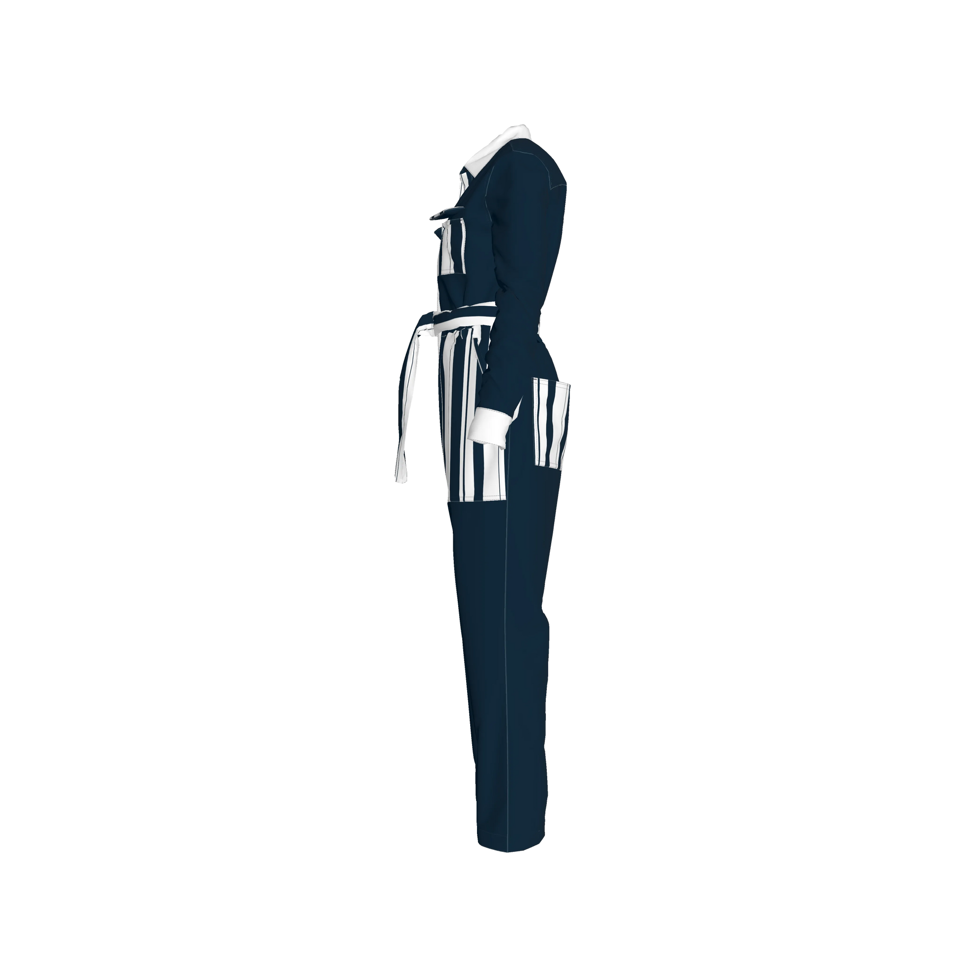 Button Front Jumpsuit