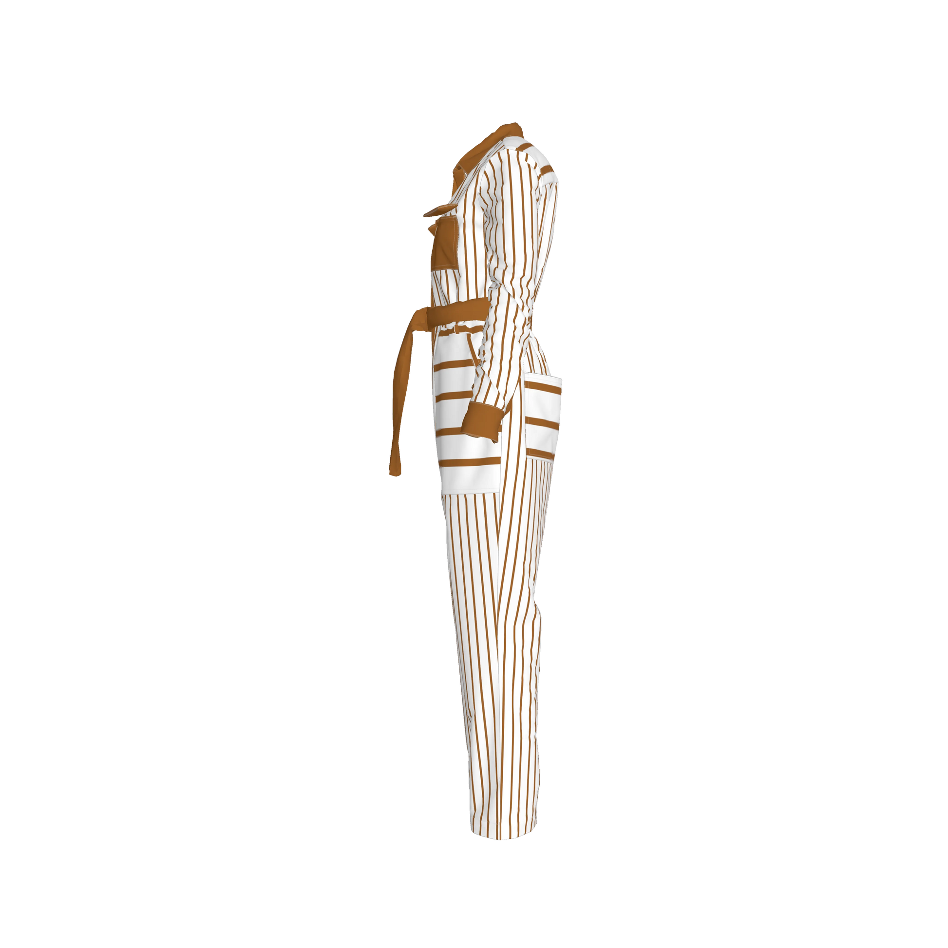 Button Front Jumpsuit