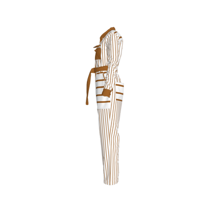 Button Front Jumpsuit