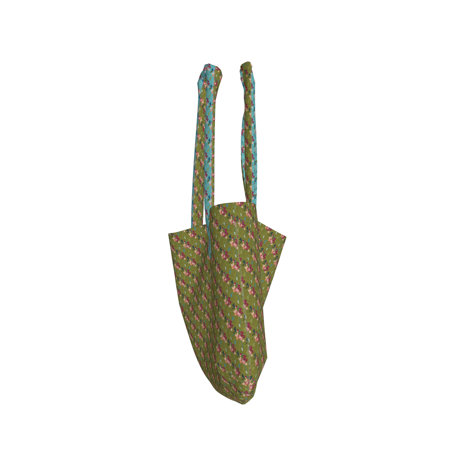 Large Tote Bag in Heavyweight Stretch Cotton Denim