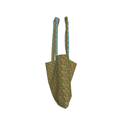 Large Tote Bag in Heavyweight Stretch Cotton Denim