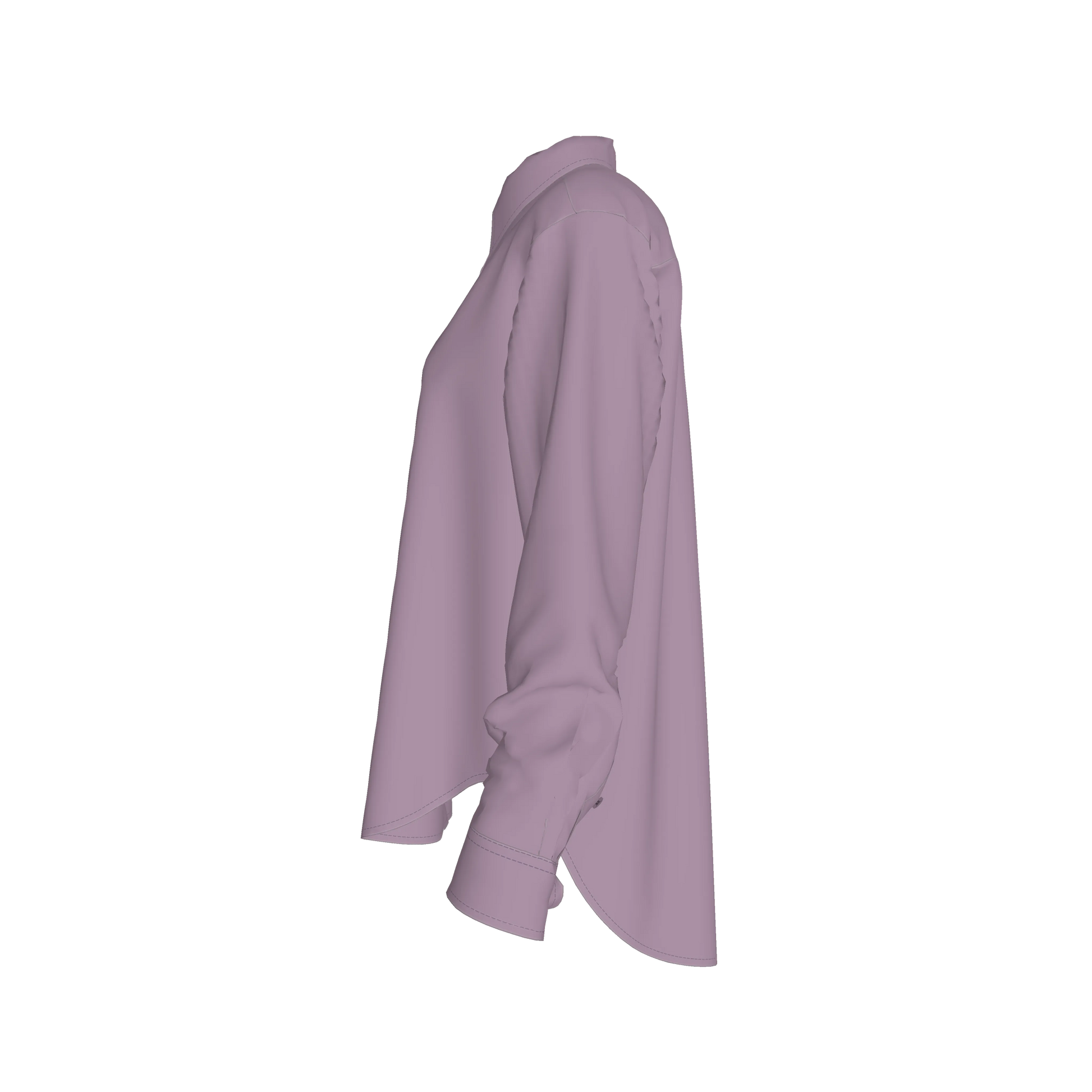 L'EGNA RISING "OVERSIZED" Button-Up (LAVENDER)