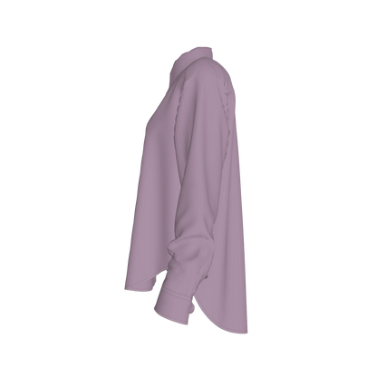 L'EGNA RISING "OVERSIZED" Button-Up (LAVENDER)