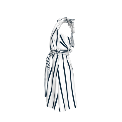 Knee Length Halter Dress