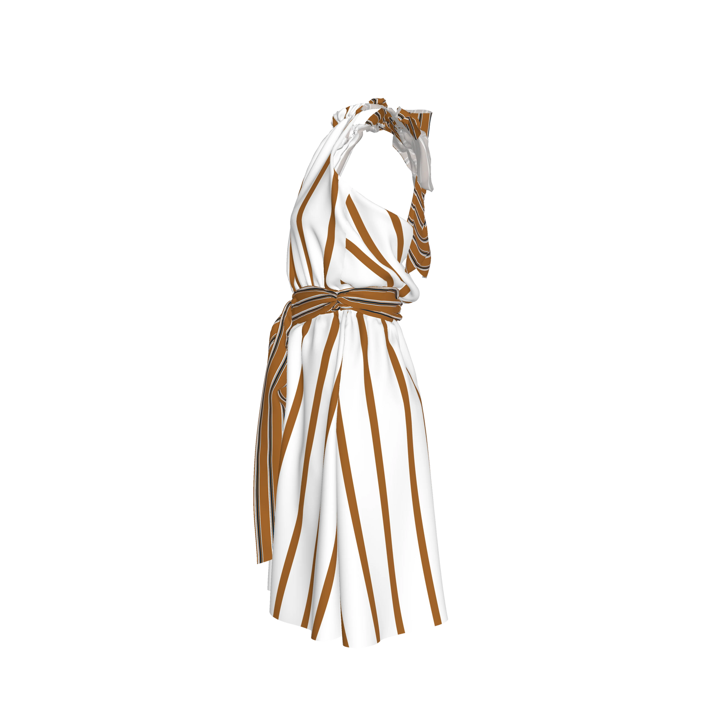 Knee Length Halter Dress